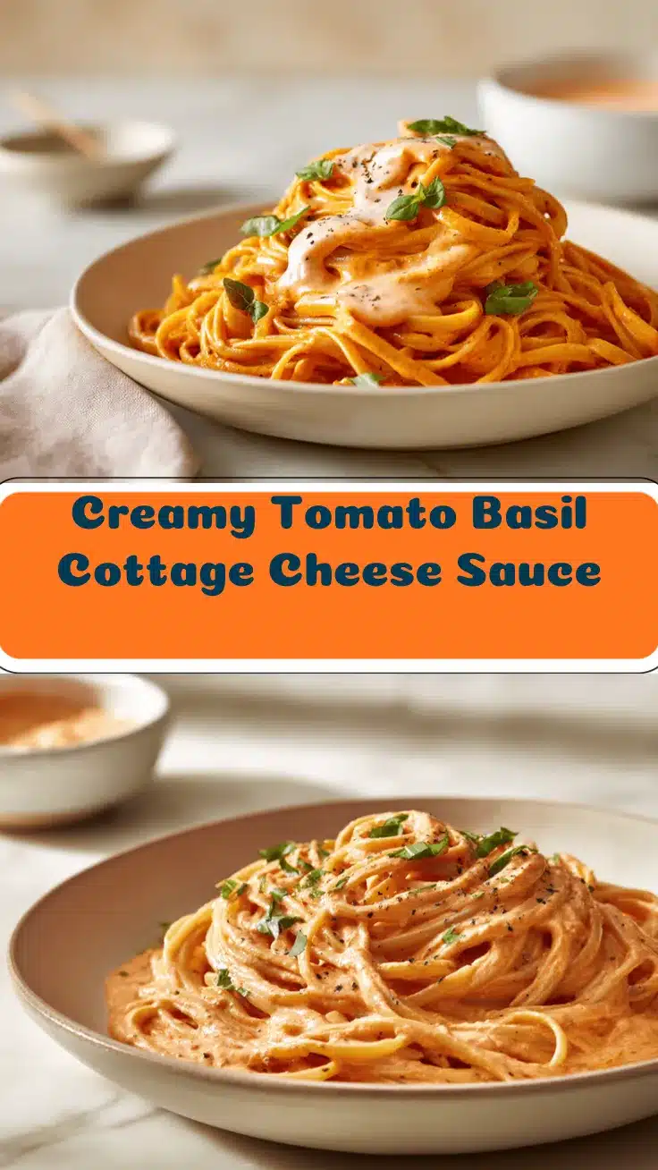 cottage cheese tomato basil sauce recipe