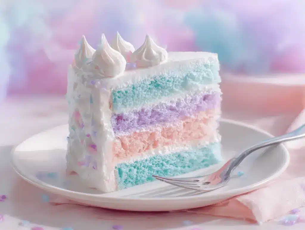 cotton candy cake - featured image