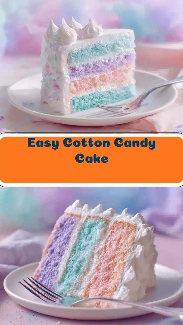 cotton candy cake recipe