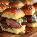 cowboy butter steak sliders - featured image