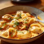 creamy Thai dumpling soup - featured image