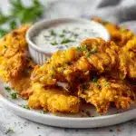 crispy beer-battered chicken tenders - featured image