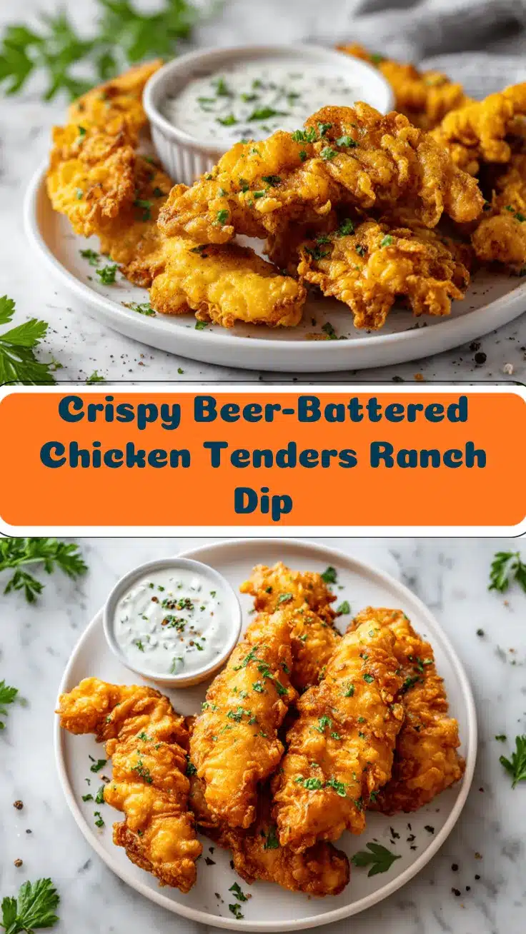 crispy beer-battered chicken tenders recipe