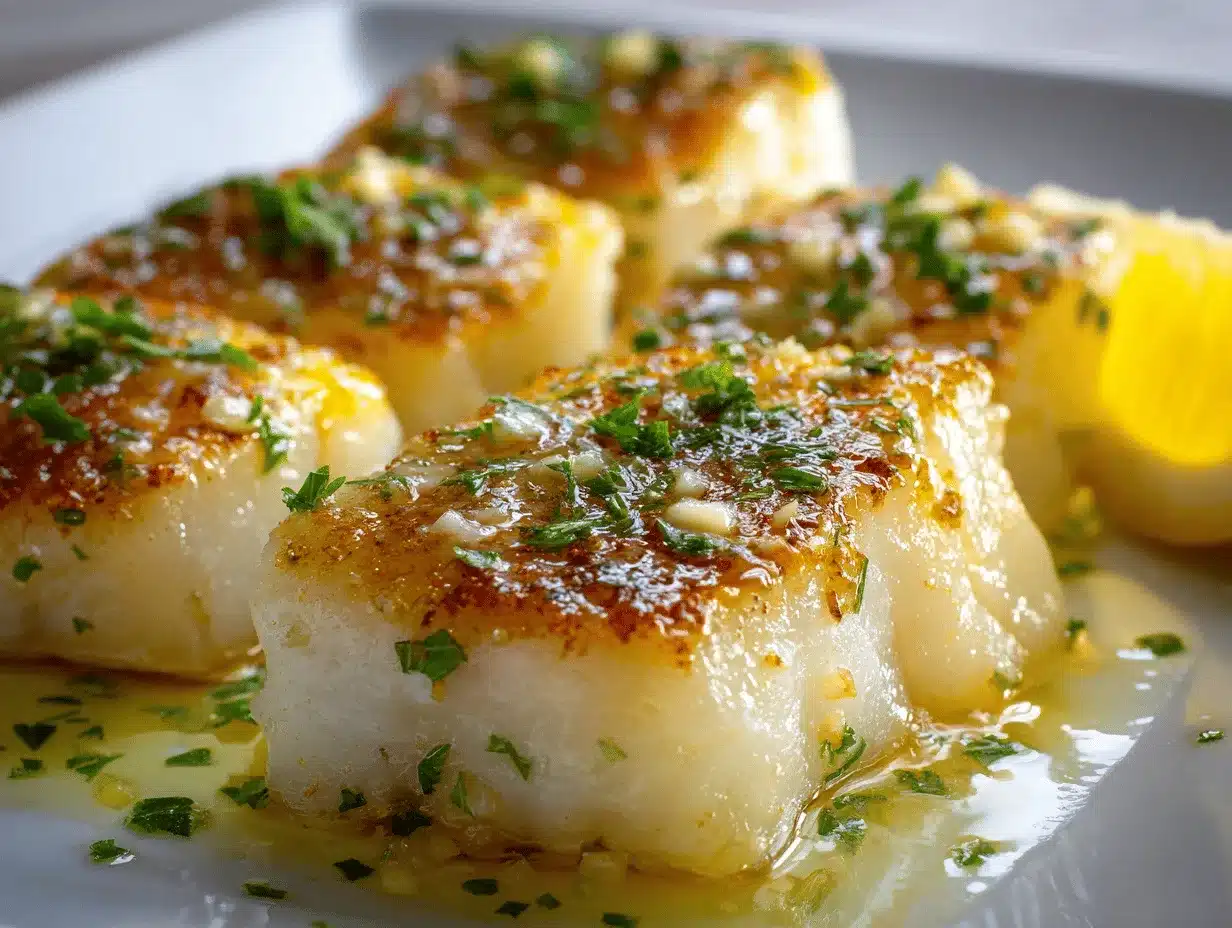garlic butter baked cod preparation steps