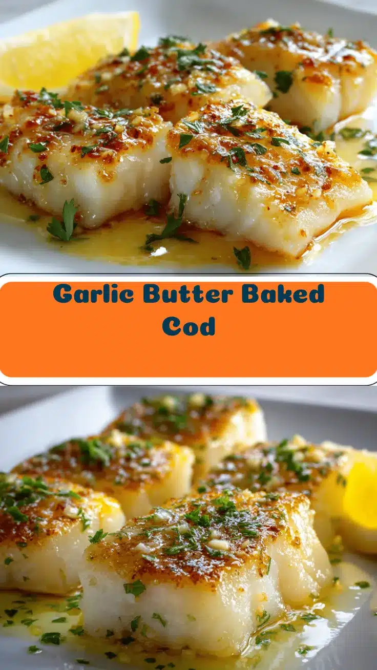 garlic butter baked cod recipe