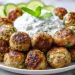Greek chicken meatballs - featured image