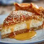 Greek honey pie recipe - featured image