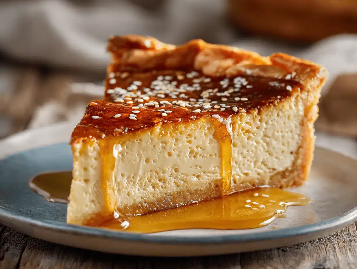 Greek honey pie recipe preparation steps