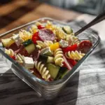 high-protein Italian pasta salad - featured image
