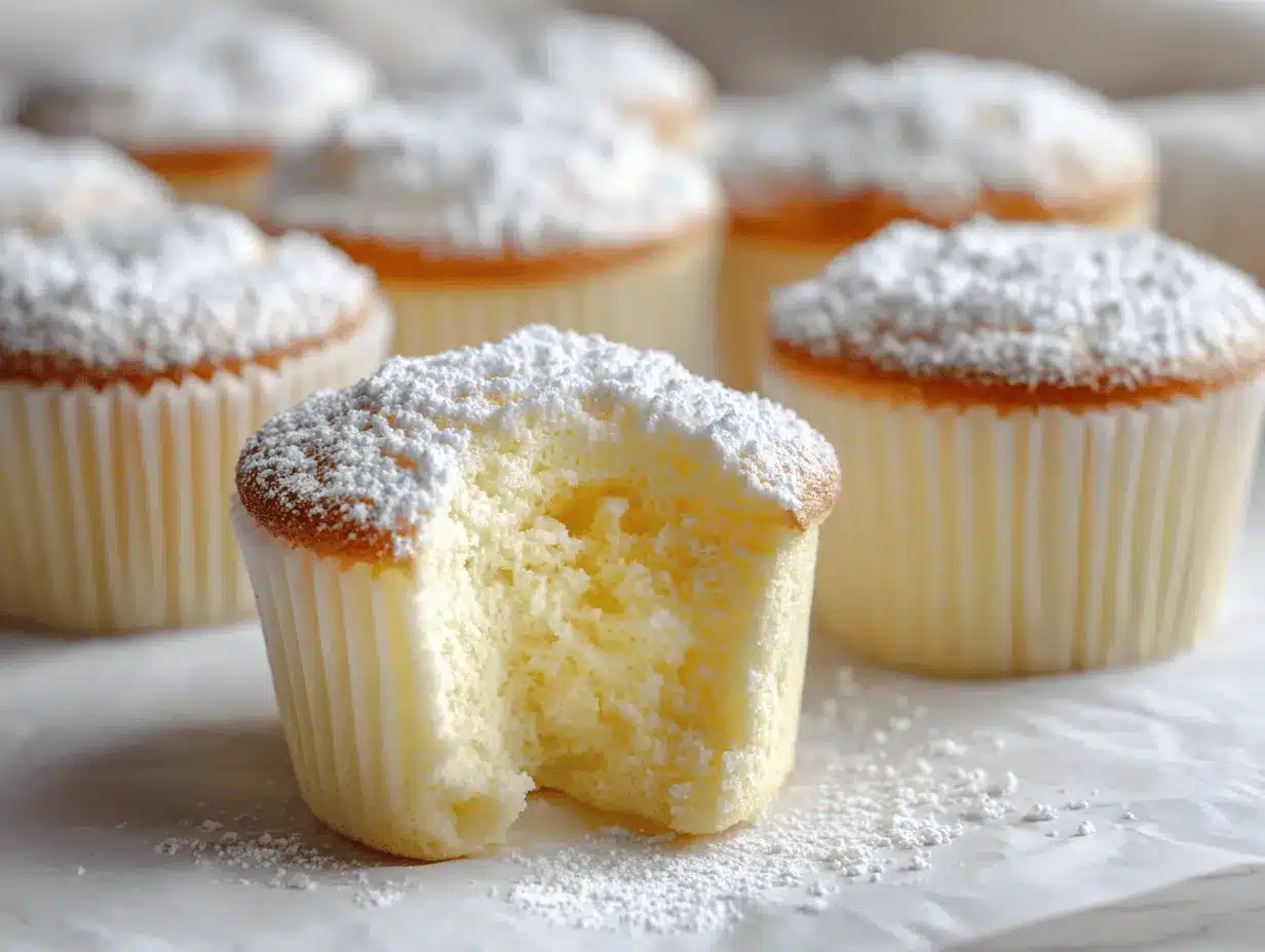 Japanese cotton cheesecake cupcakes preparation steps