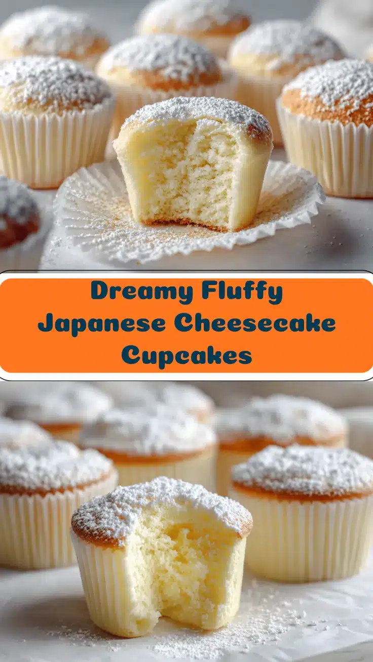 Japanese cotton cheesecake cupcakes recipe