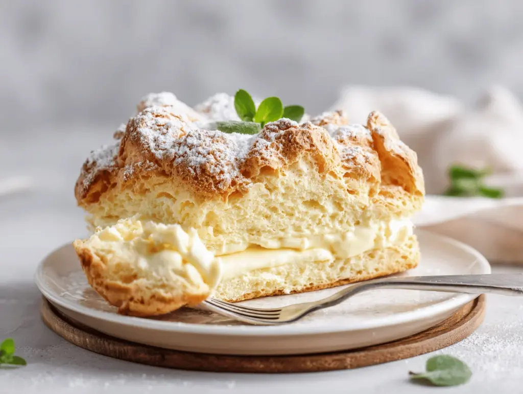 Karpatka cream cake - featured image