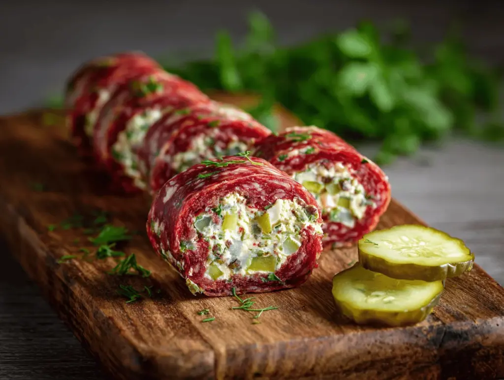 keto salami roll-ups - featured image