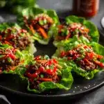 Korean BBQ beef lettuce wraps - featured image