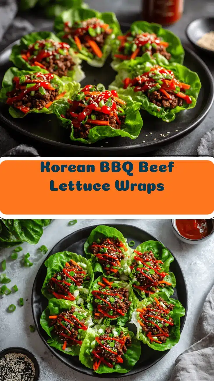 Korean BBQ beef lettuce wraps recipe