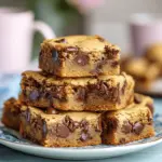 lazy chocolate chip cookie bars - featured image