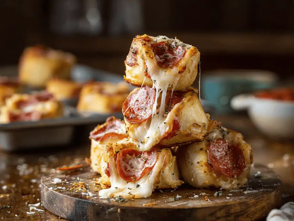 low-cal pizza rolls preparation steps