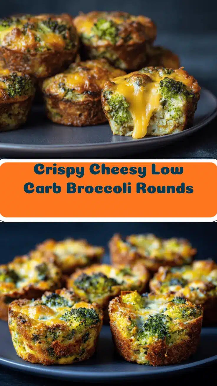 low carb broccoli cheese rounds recipe