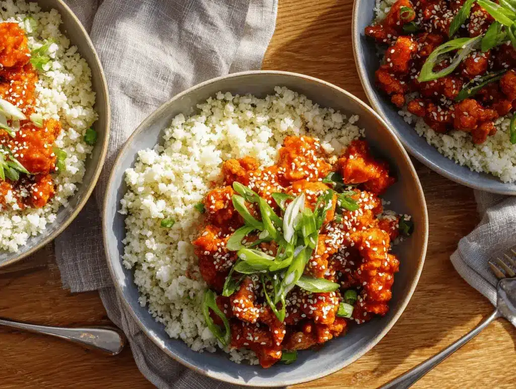 low carb firecracker ground chicken - featured image