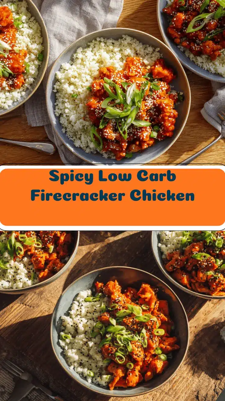 low carb firecracker ground chicken recipe