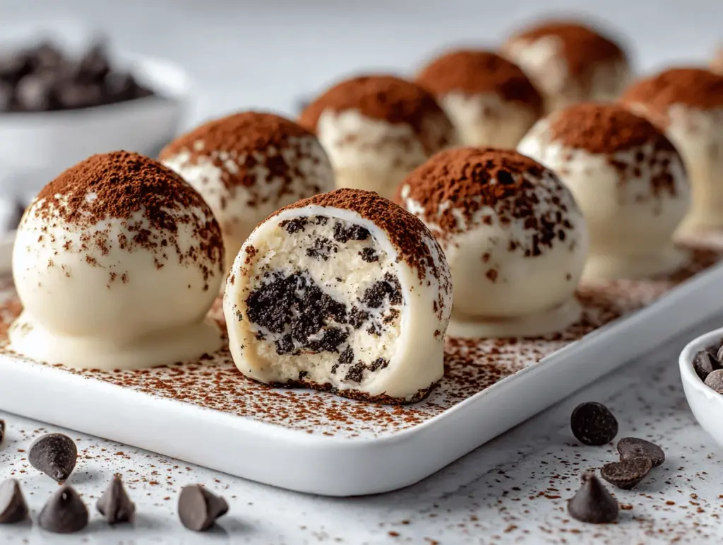 Oreo tiramisu truffles - featured image