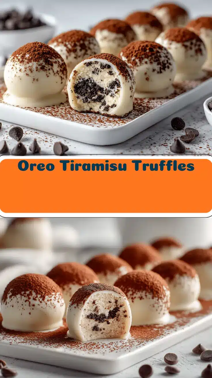 Oreo tiramisu truffles recipe