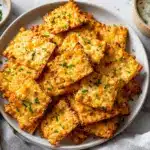 parmesan cottage cheese crackers - featured image