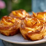 peach pie cruffins - featured image