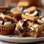 peanut butter smores cookie cups - featured image