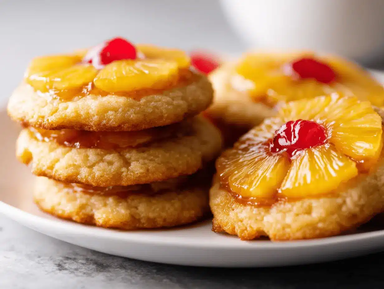 pineapple upside-down cookies preparation steps