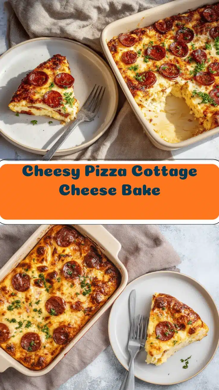 pizza cottage cheese bake recipe