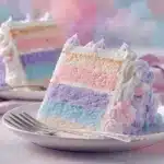 rainbow cloud cake - featured image