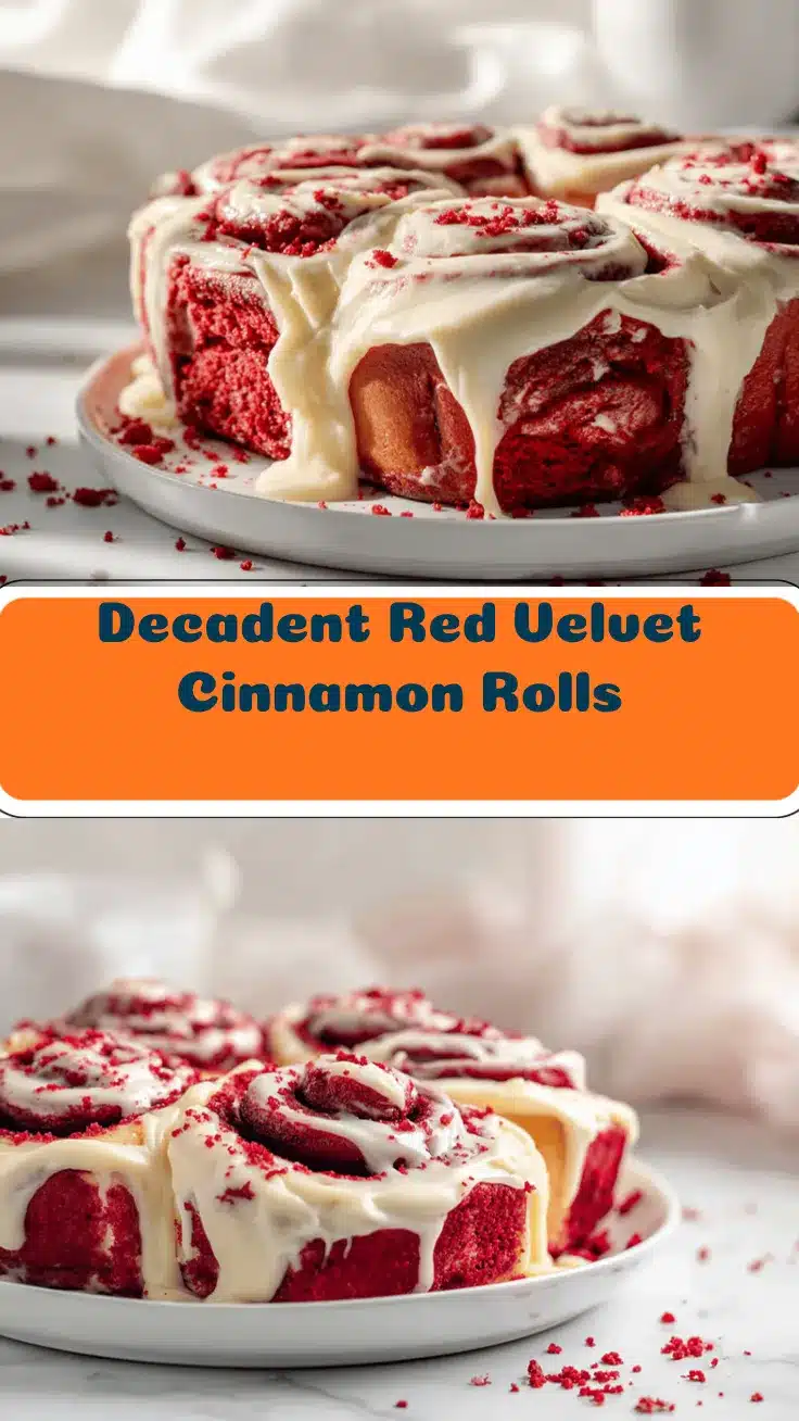 Red Velvet Cinnamon Rolls recipe
