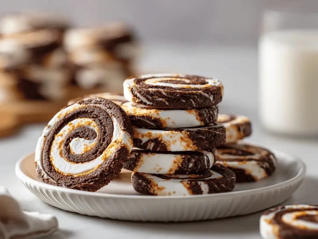 s’mores swirl cookies - featured image