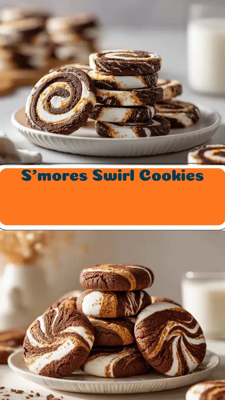 s’mores swirl cookies recipe