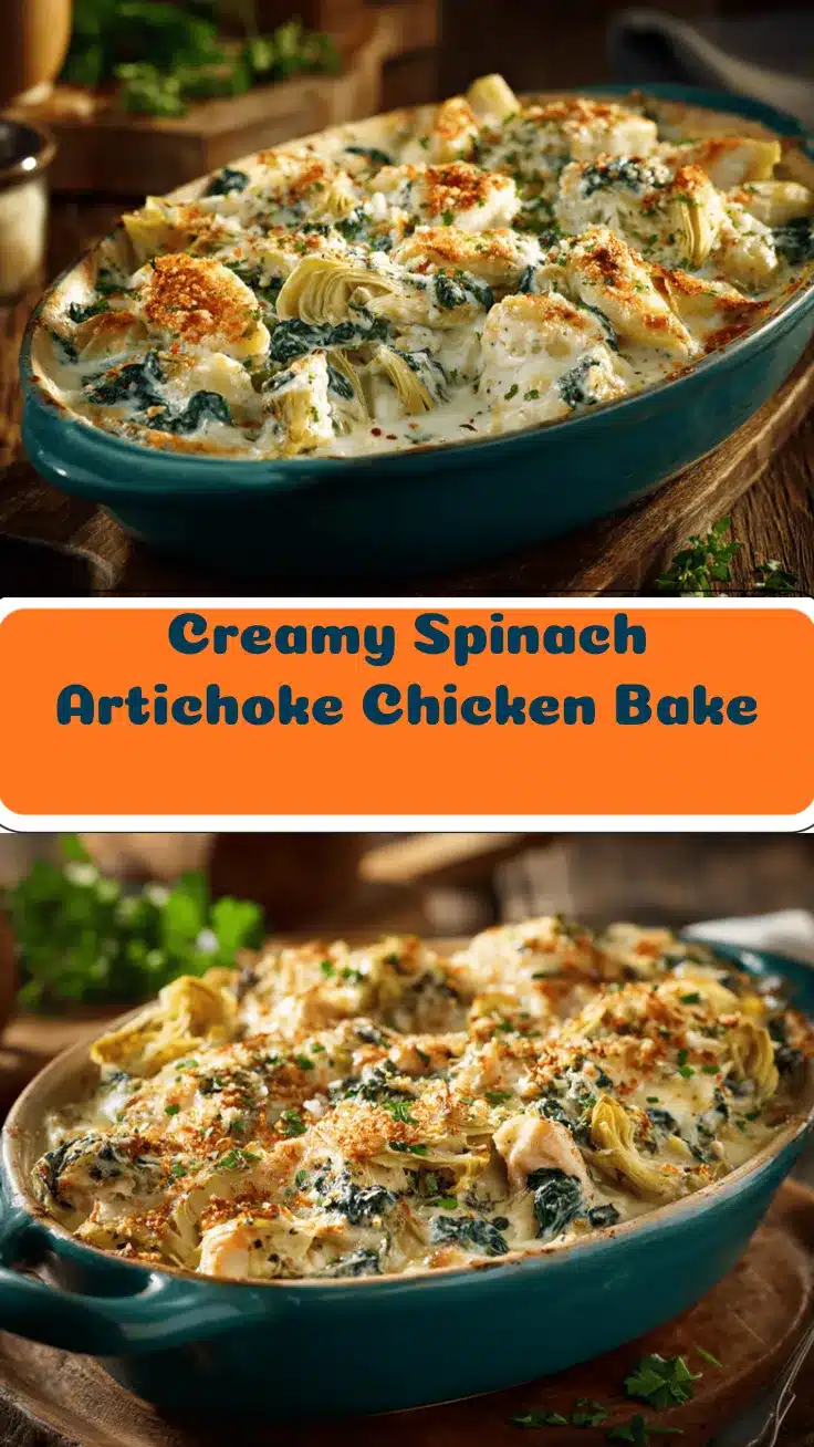 spinach artichoke chicken casserole recipe