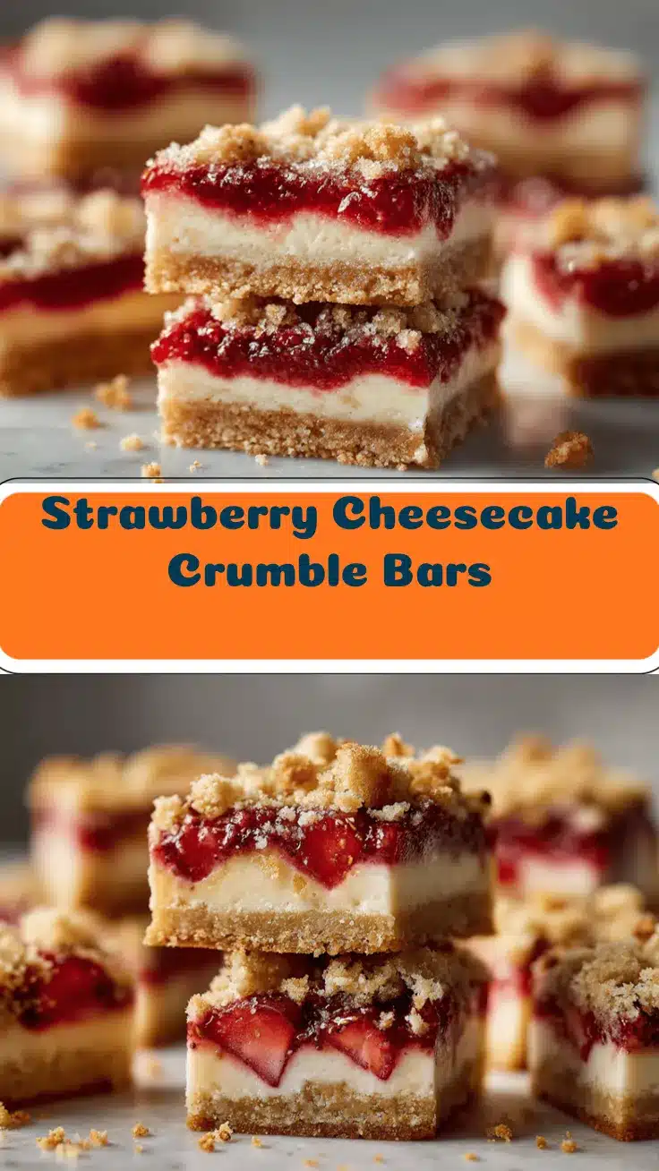 strawberry cheesecake shortbread bars recipe