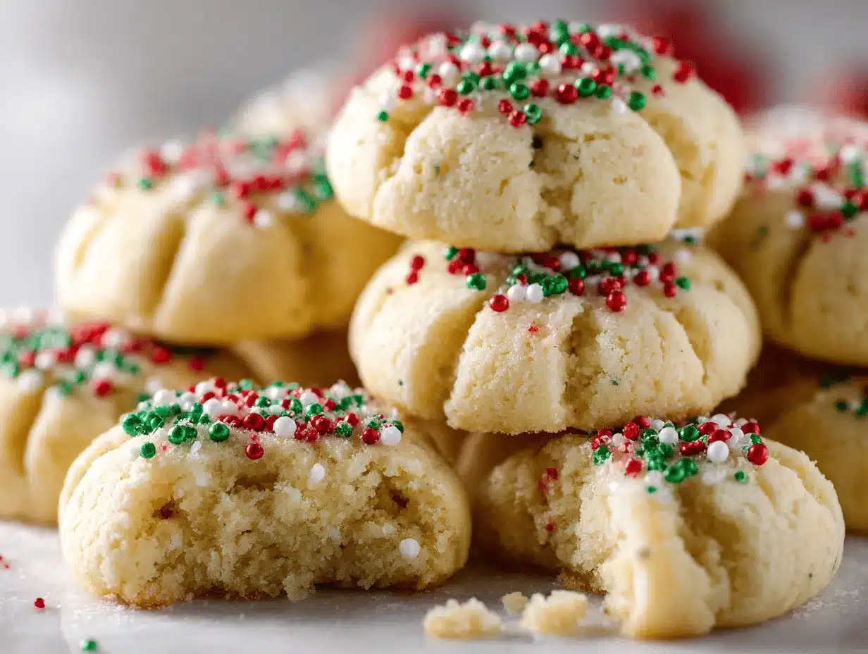 whipped shortbread cookies preparation steps