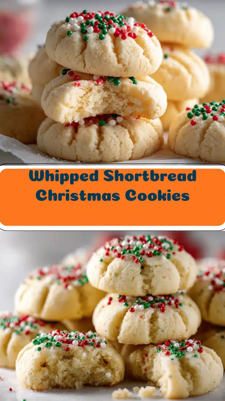 whipped shortbread cookies recipe