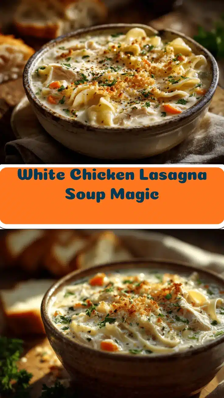 white chicken lasagna soup recipe