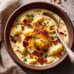 Bacon Cheddar Gnocchi Soup - featured image