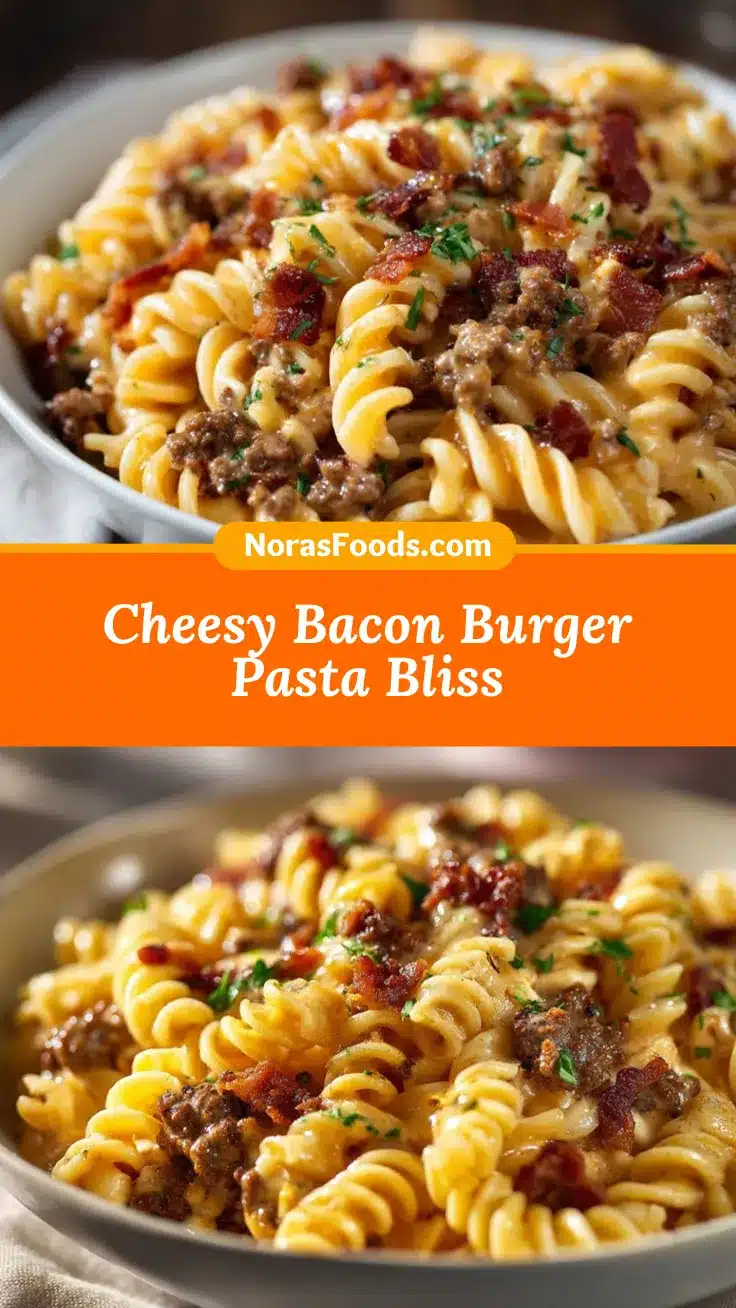bacon cheeseburger pasta recipe