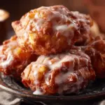 baked apple fritters - featured image