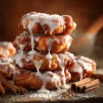 baked apple fritters - featured image