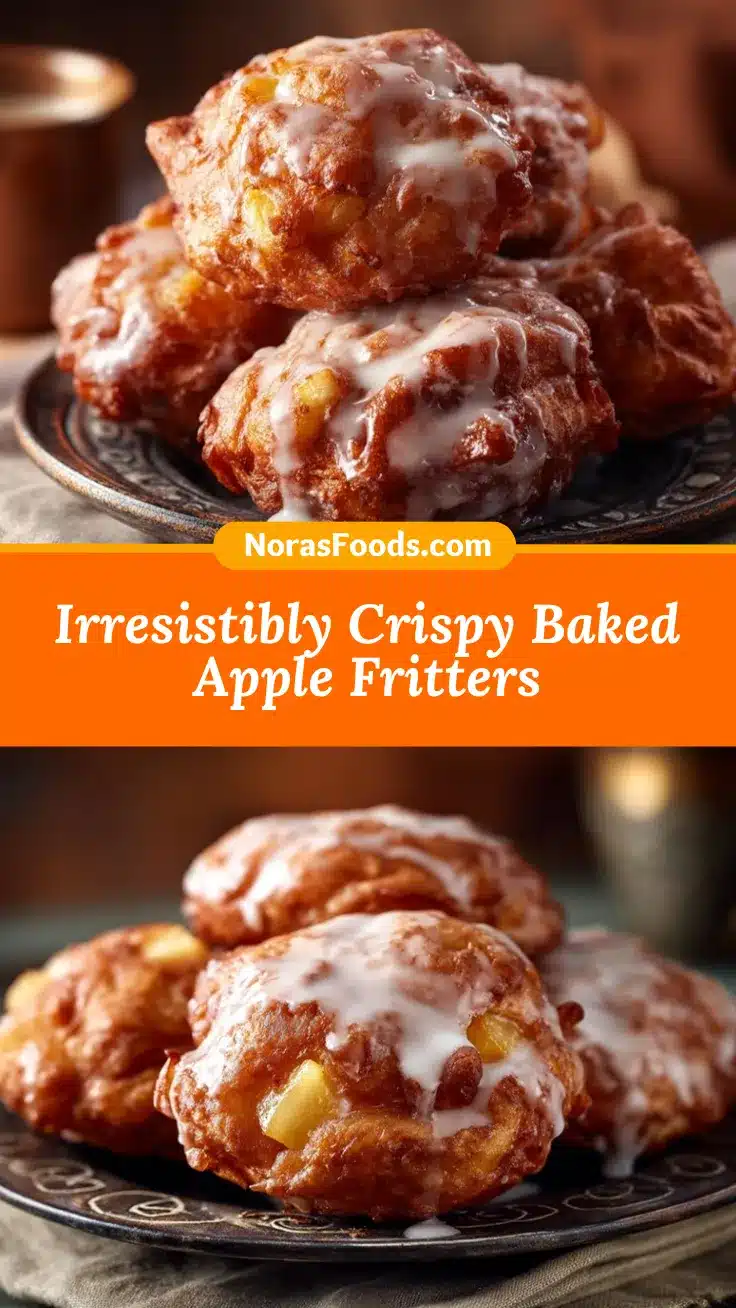 baked apple fritters recipe