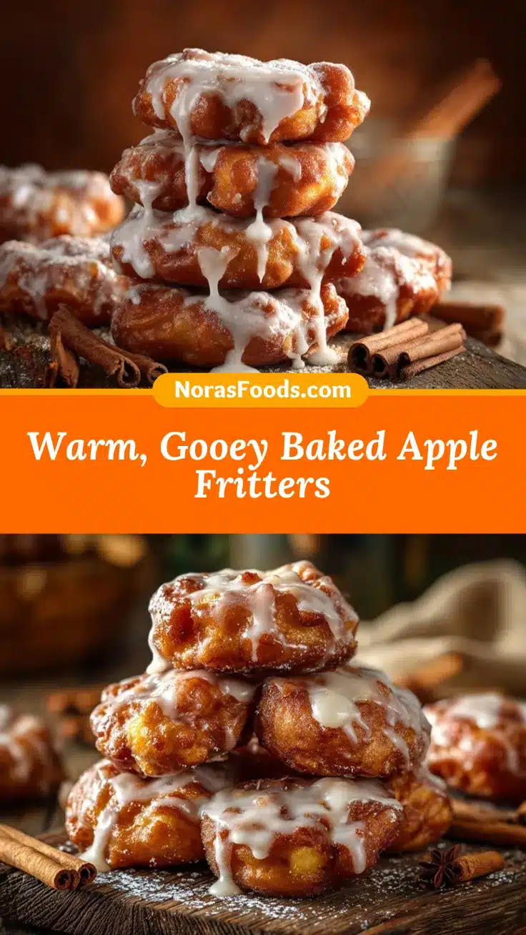 baked apple fritters recipe