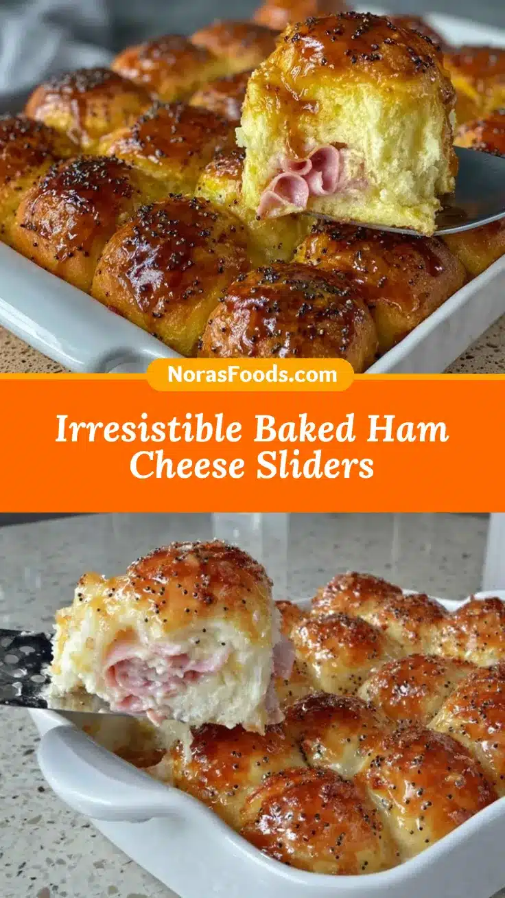 baked ham and cheese sandwiches recipe