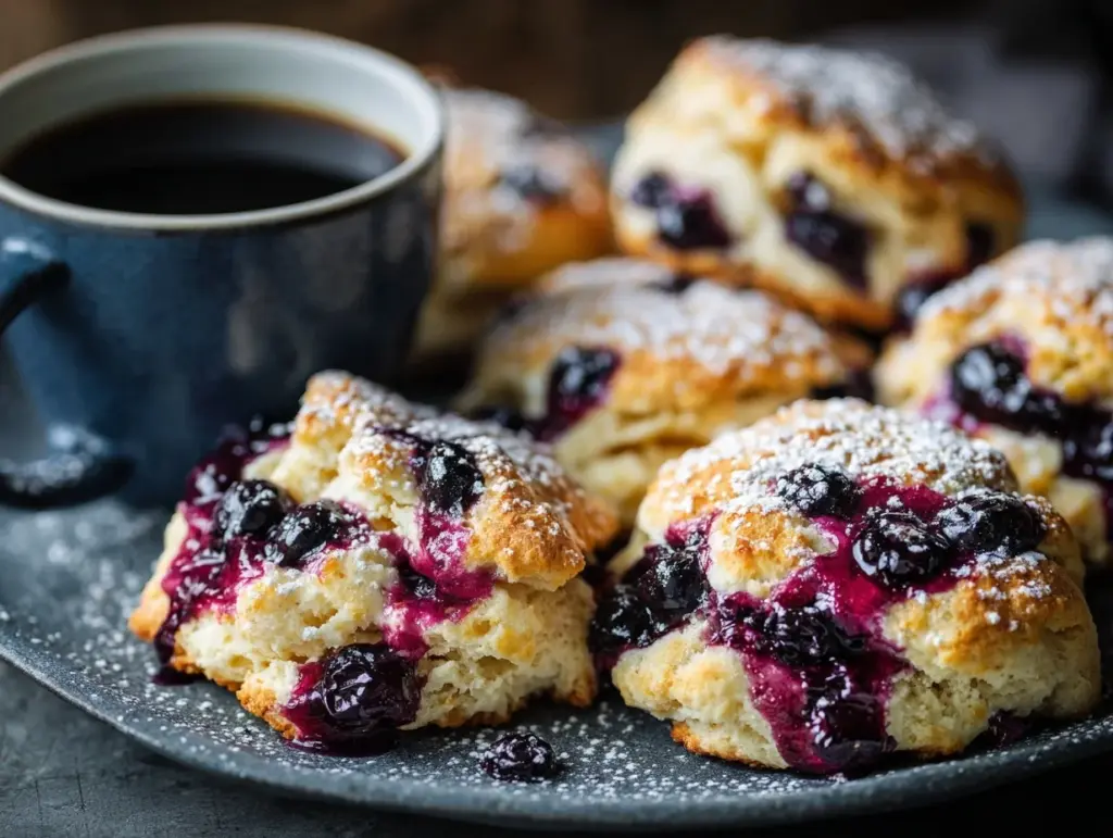 blueberry biscuits - featured image