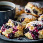 blueberry biscuits - featured image