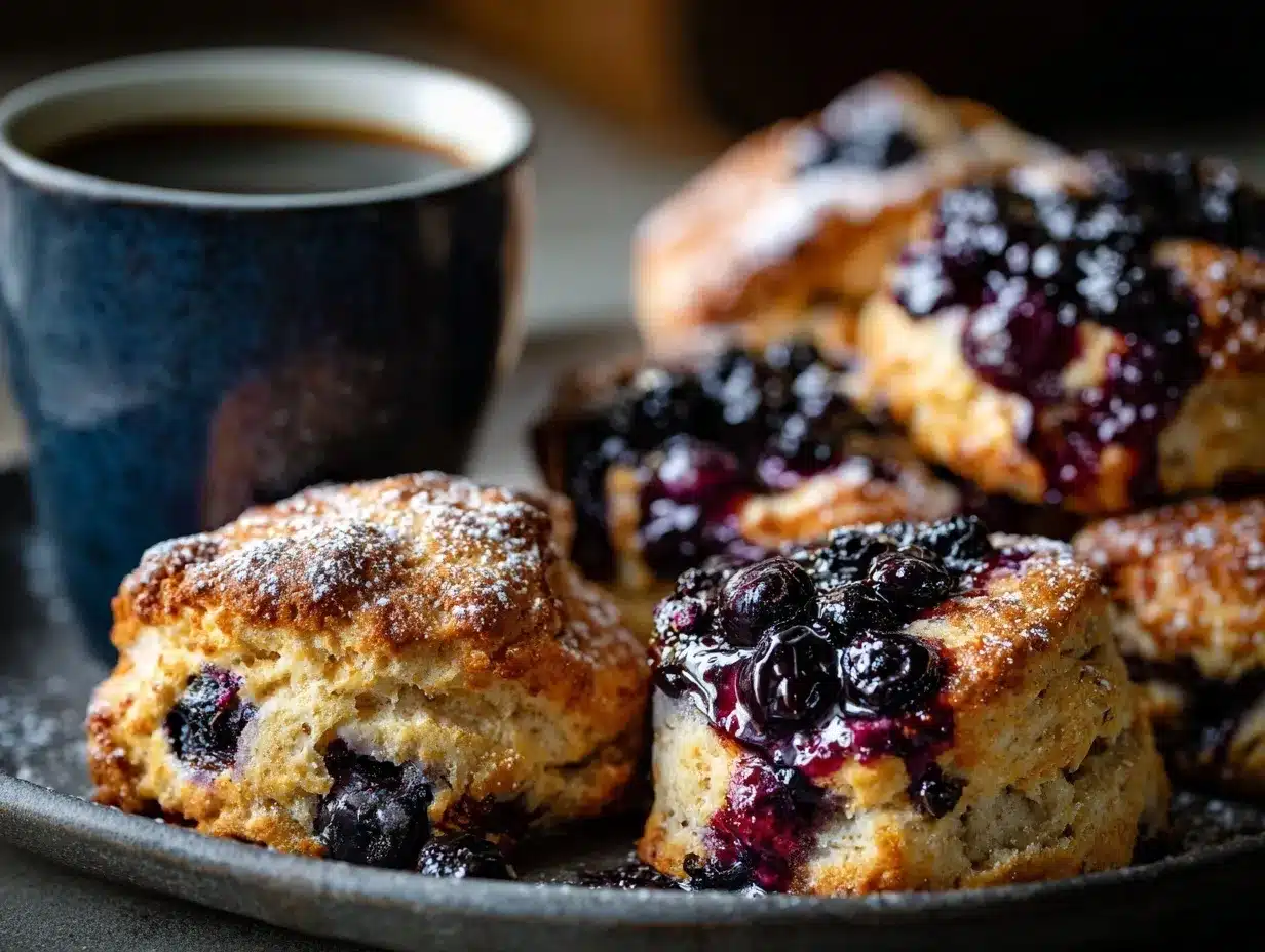 blueberry biscuits preparation steps
